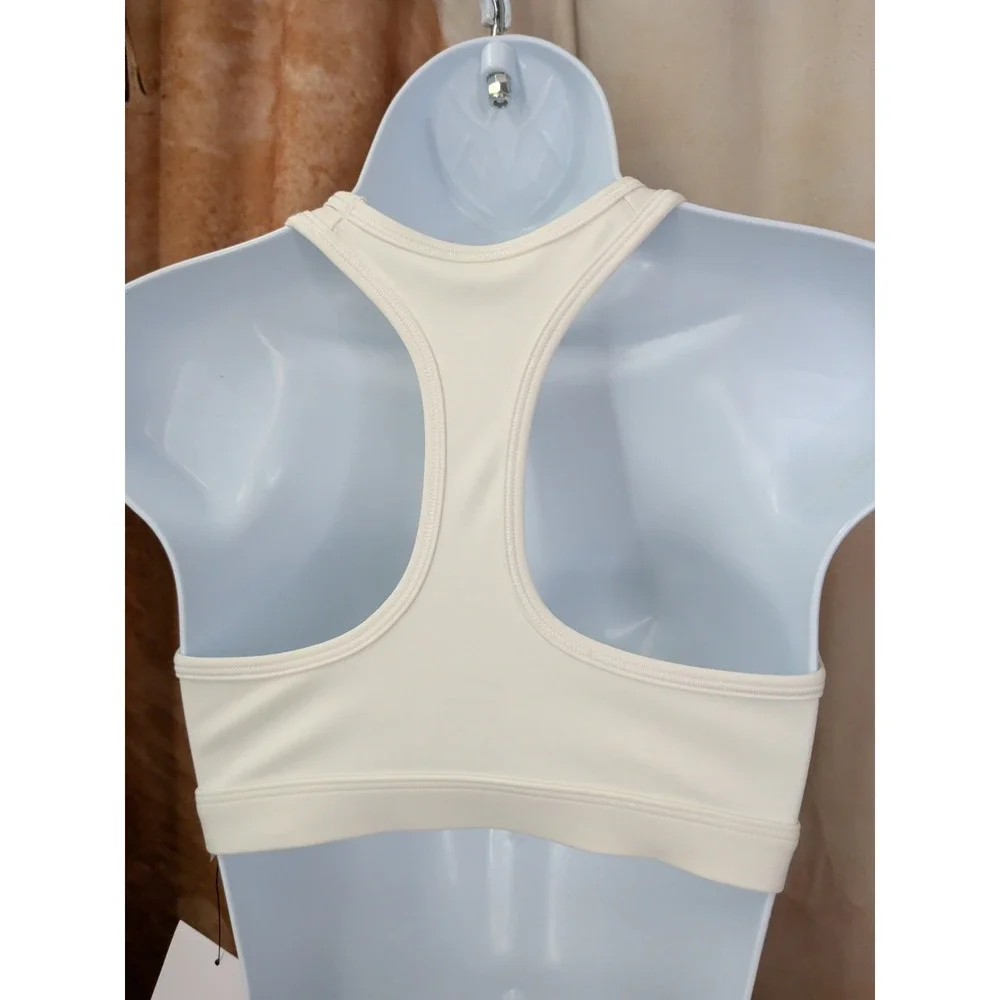 Nike Sports Swoosh Bra White